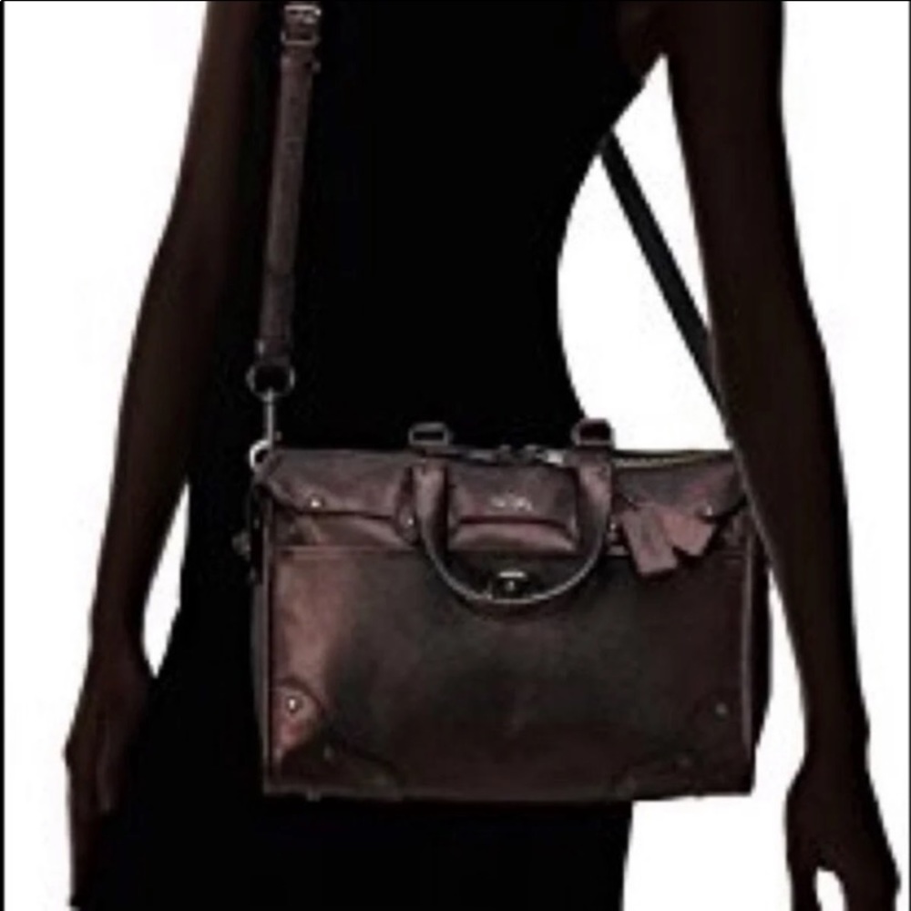 Coach Metallic Bronze Rhyder Large Satchel - Picture 5 of 15